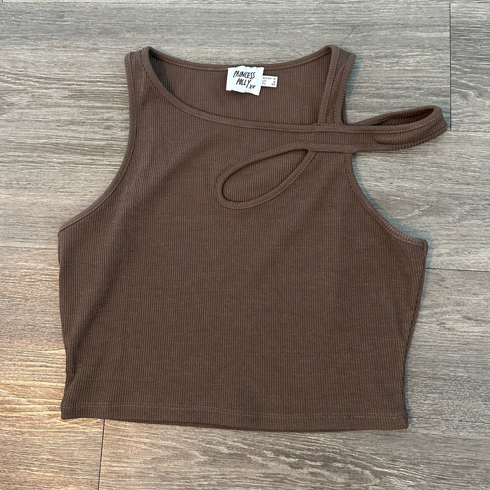 Princess Polly Brown Tank Top